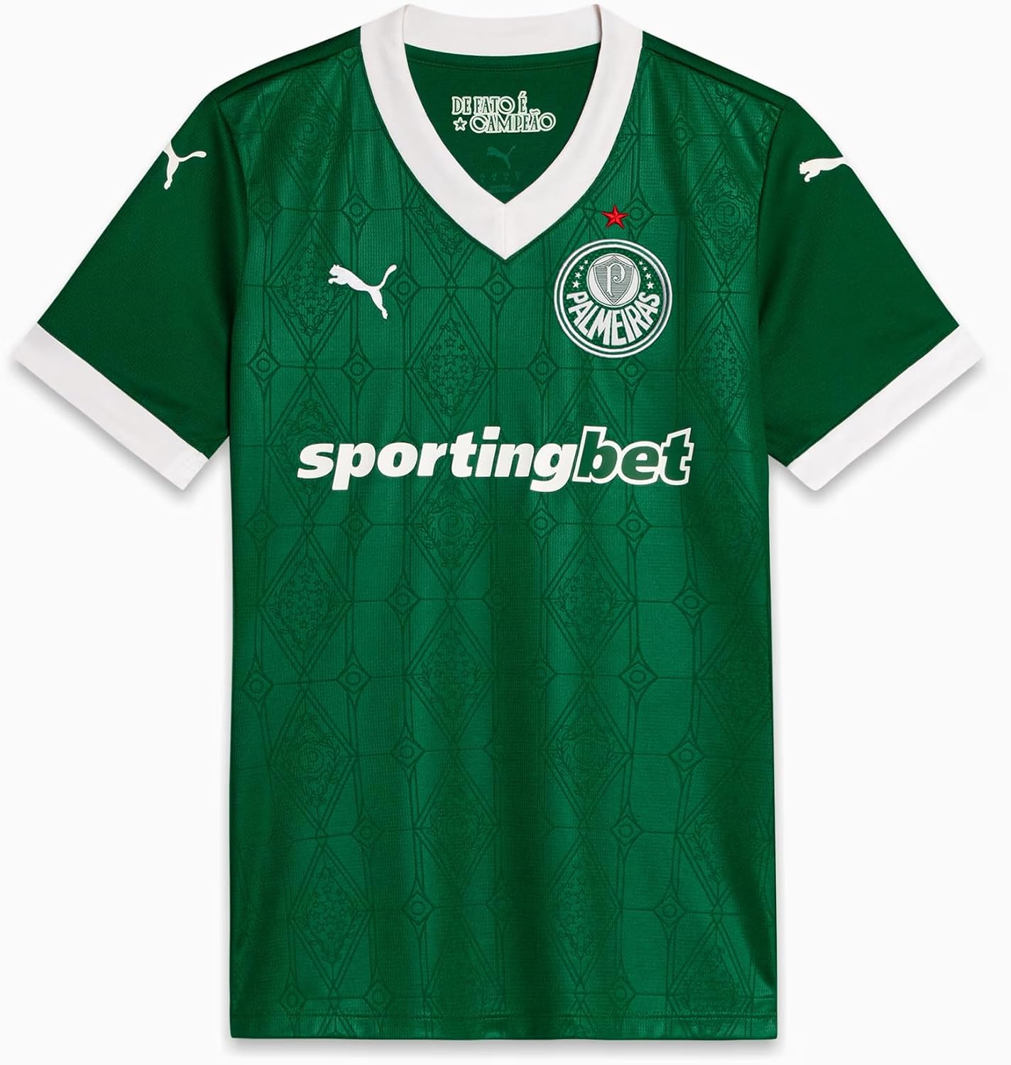 Camisa Puma Palmeiras Torcedor Home Jersey 25 Feminino