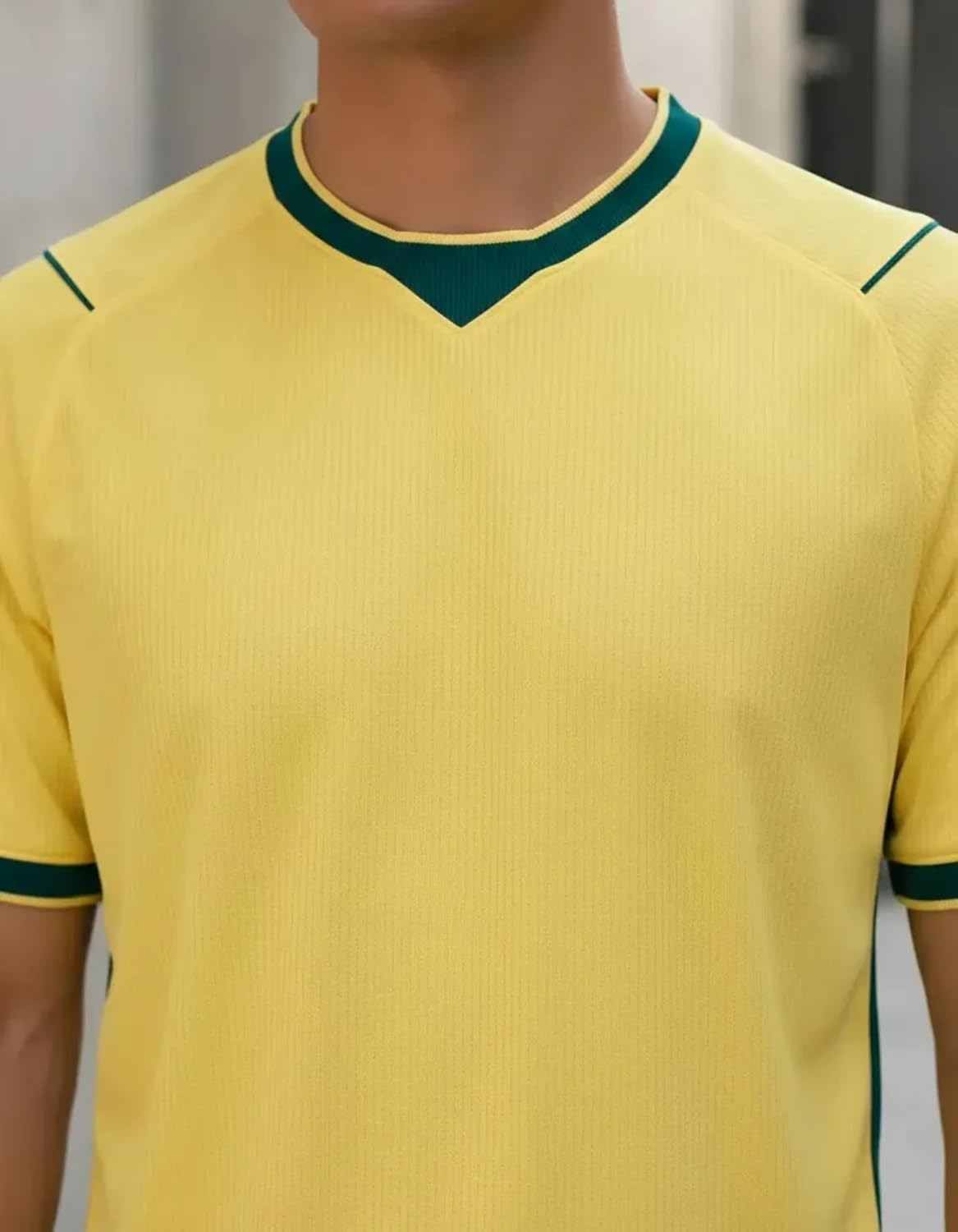 Camisa Seleção Brasileira Futebol Masculina Torcedor 2026/27 Amarelo Bordado
