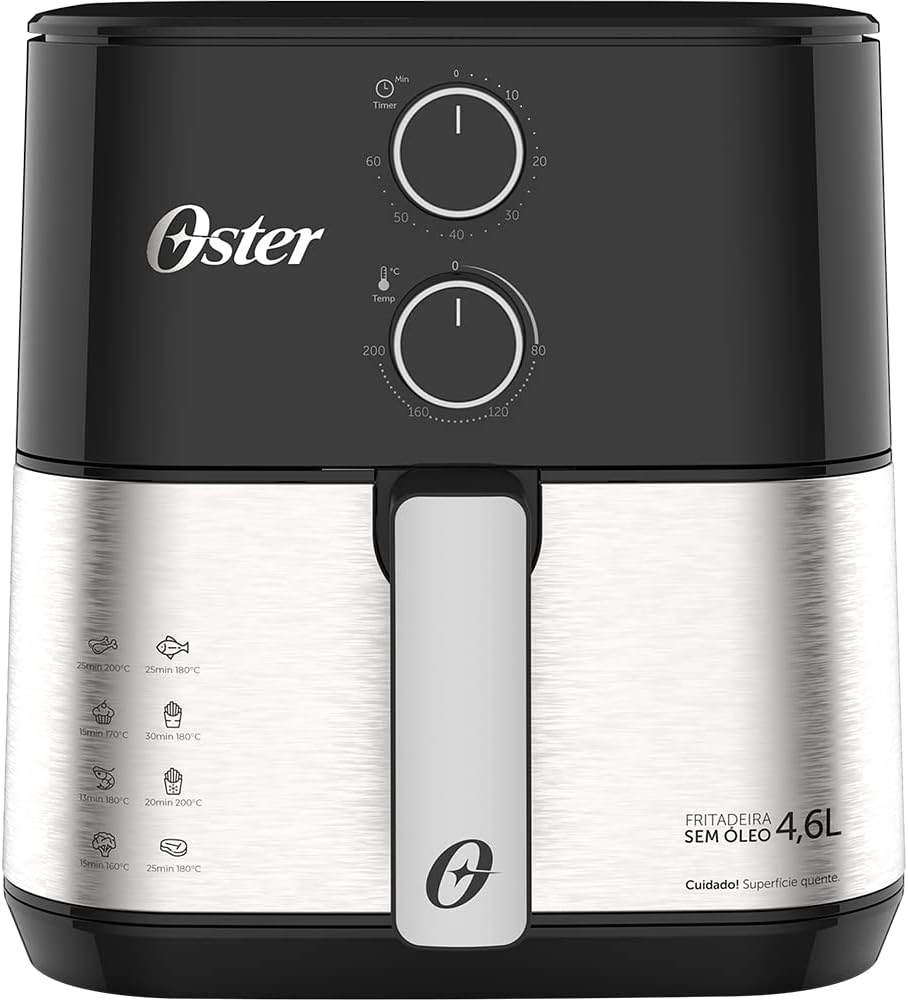 Fritadeira Sem Óleo Oster 127V - OFRT520, PRETO