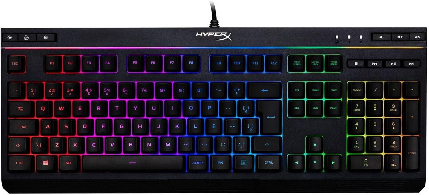 HyperX Teclado Gamer HyperX Alloy Core RGB, ABNT2, PRETO