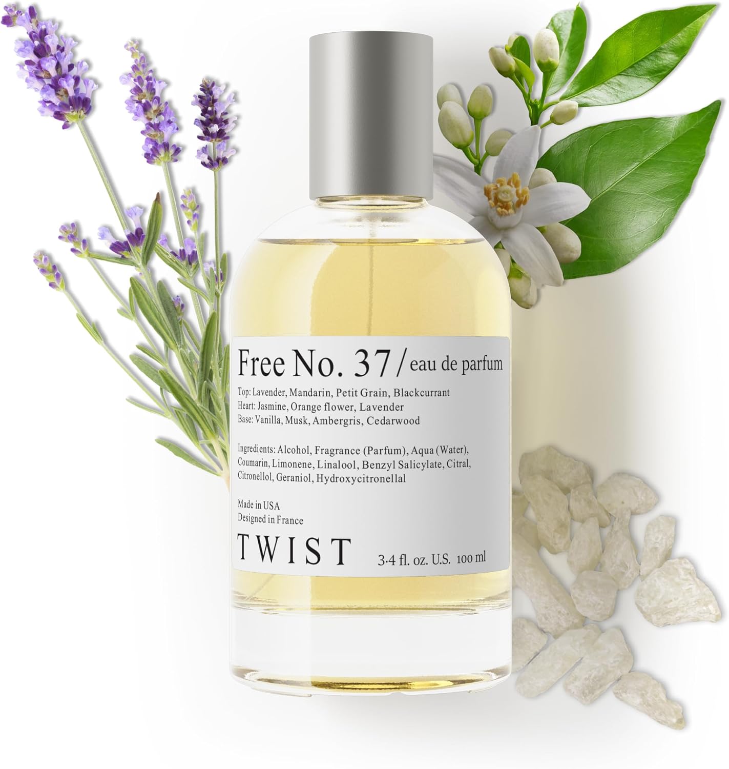 Perfume Twist Free No. 37 de longa duração para mulheres inspirado em Libre